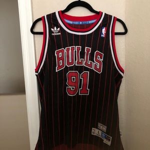Dennis Rodman #91 Bulls Hardwood classic Jersey L